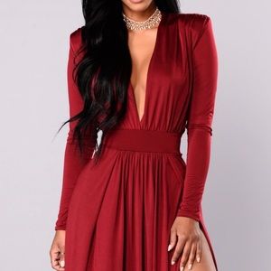 Fashion Nova red dress